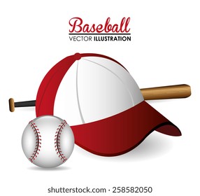 Sport design over white background, vector illustration.
