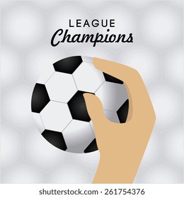 Sport design over white background, vector illustration.