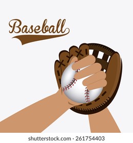 Sport design over white background, vector illustration.