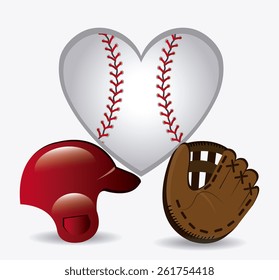 Sport design over white background, vector illustration.