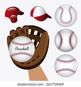 Sport design over white background, vector illustration.