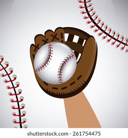 Sport design over white background, vector illustration.