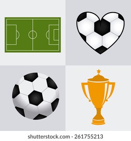 Sport design over white background, vector illustration.