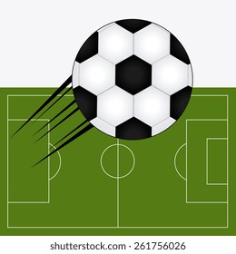 Sport design over white background, vector illustration.