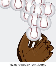 Sport design over white background, vector illustration.
