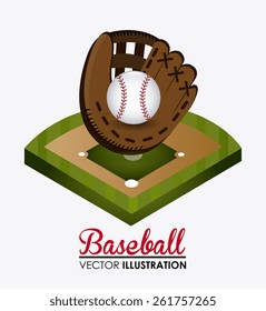 Sport design over white background, vector illustration.
