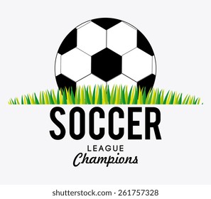 Sport design over white background, vector illustration.