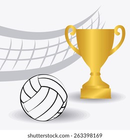 Sport design over white background, vector illustration.