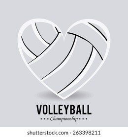 Sport design over white background, vector illustration.