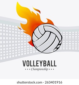 Sport design over white background, vector illustration.