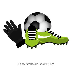 Sport design over white background, vector illustration.