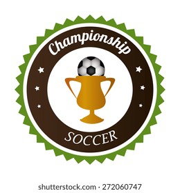 Sport design over white background, vector illustration.