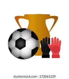Sport design over white background, vector illustration.