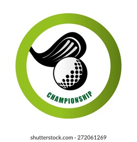 Sport design over white background, vector illustration.