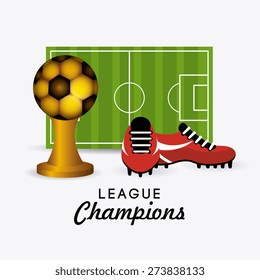 Sport design over white background, vector illustration.