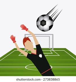 Sport design over white background, vector illustration.