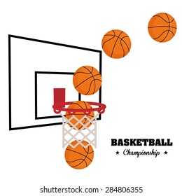 Sport design over white background, vector illustration.