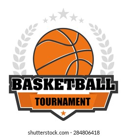 Sport design over white background, vector illustration.