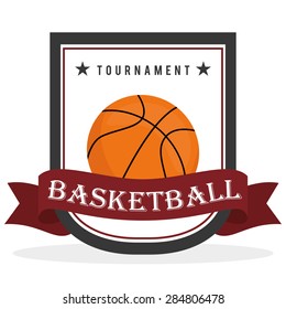 Sport design over white background, vector illustration.