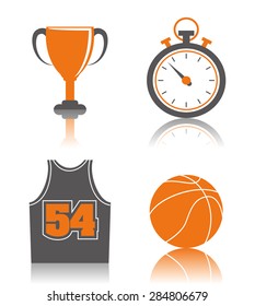 Sport design over white background, vector illustration.