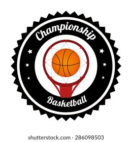 Sport design over white background, vector illustration.