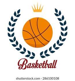 Sport design over white background, vector illustration.