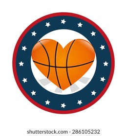 Sport design over white background, vector illustration.