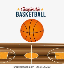 Sport design over white background, vector illustration.