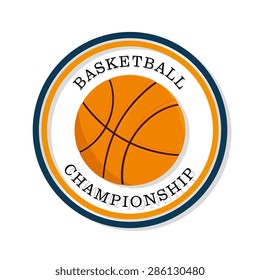 Sport design over white background, vector illustration.