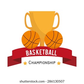 Sport design over white background, vector illustration.
