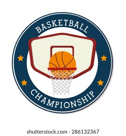 Sport design over white background, vector illustration.