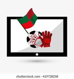 Sport design. Technology icon. white background, vector illustration