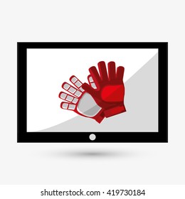 Sport design. Technology icon. white background, vector illustration