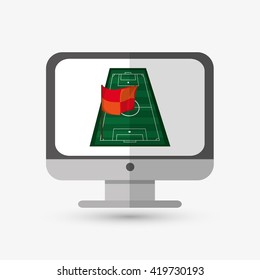 Sport design. Technology icon. white background, vector illustration