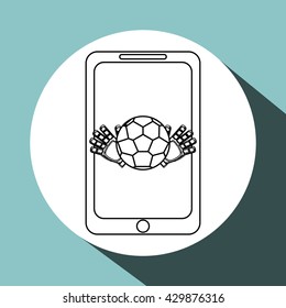 Sport design. Technology icon. white background, vector illustration