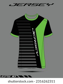Sport design template football jersey vector for football club. uniform front and back view.