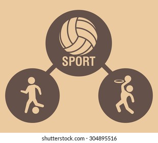 Sport digital design, vector illustration 10 eps graphic