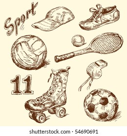 sport doodles