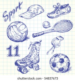 sport doodles