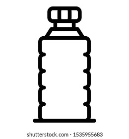 Sport drink bottle icon. Outline sport drink bottle vector icon for web design isolated on white background