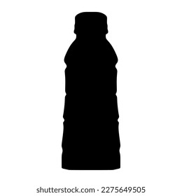 Silhouette de botellas de bebida deportiva, ilustración vectorial de estilo moderno. Bebida deportiva mundial popular. Recursos gráficos editables para muchos fines.