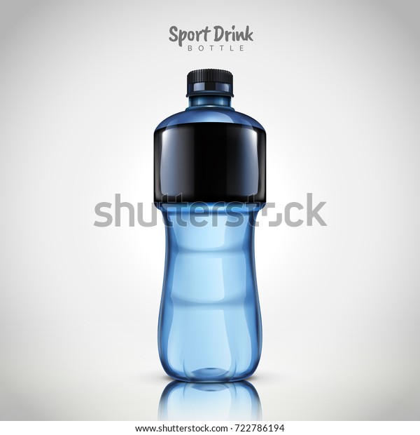 Download Sport Drink Package Mockup Plastic Blank Stock Vector ...