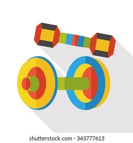sport Dumbbell flat icon