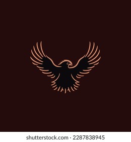 sport eagle logo template sticker