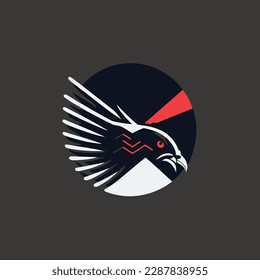 sport eagle logo template sticker