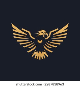 sport eagle logo template sticker
