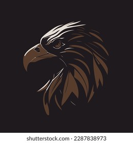 sport eagle logo template sticker