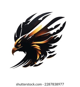 sport eagle logo template sticker