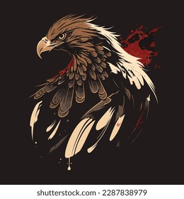 sport eagle logo template sticker