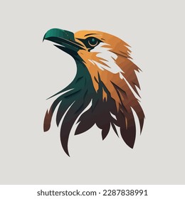sport eagle logo template sticker